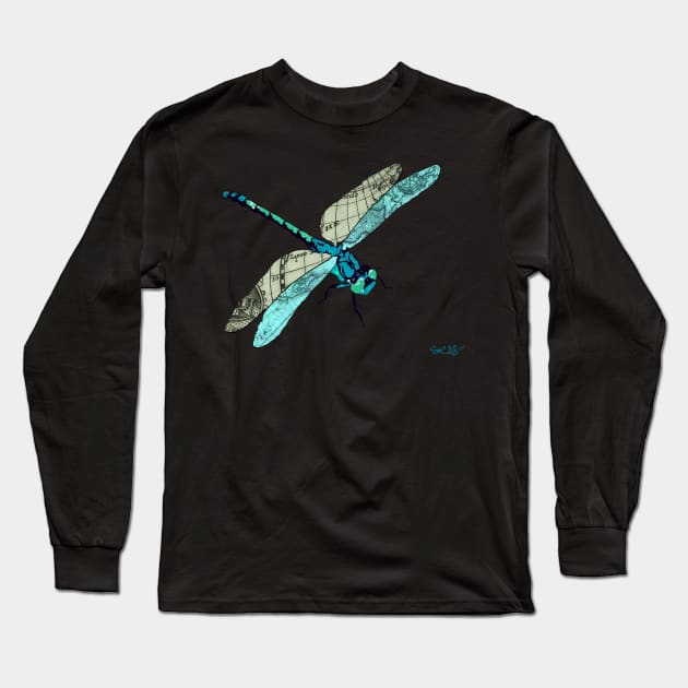 Dragonfly Long Sleeve T-Shirt by szartwork